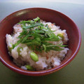 sacoママ's cooksnap of when they made 枝豆収穫☆枝豆と梅のご飯.