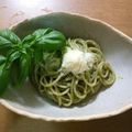 胸キュンママ's cooksnap of when they made ジェノベーゼ★バジルソースパスタ.