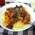 takas117's cooksnap of when they made ナスとエリンギのミートソース☆パスタ.