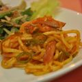 MyDining's cooksnap of when they made 簡単おひるごはん★即席ナポリタン.