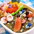 ＴＷＯＨＥＡＲＴＳ's cooksnap of when they made キャラおかず♪花型かまぼこで♪.