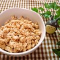 悠おかしゃん's cooksnap of when they made 鶏挽き肉の味噌そぼろ煮～.