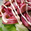 yukiyumisa's cooksnap of when they made 簡単！炒めるだけ！の　いかマヨ☆.
