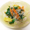 U_k_o's cooksnap of when they made 春雨・ほうれん草の煮浸し.