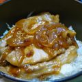 はっちぱっち's cooksnap of when they made がっつり★豚の生姜焼き丼.