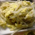 maruru-nn's cooksnap of when they made もやしの卵炒め♪プラスしらす♪.