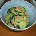 ぴかあか's cooksnap of when they made ★ツナきゅうり★.