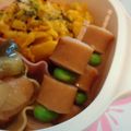 ちょびーす's cooksnap of when they made ▼枝豆とウインナー*お弁当の隙間に!▼.