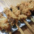 hanon1227's cooksnap of when they made 柔らかい！安い！豚こま肉で串かつ.