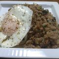 ＊ぶーにゃん＊'s cooksnap of when they made タイ風ひき肉のバジル炒めご飯.