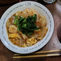クックMKR96V☆'s cooksnap of when they made 冷凍庫にある物で！エビと大根のトロ卵炒め.