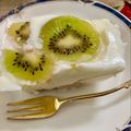jukkkie68's cooksnap of when they made キウイnoヨーグルトケーキ.