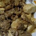 あすみんみん's cooksnap of when they made 豚肉と豆腐の甘味噌煮❤.
