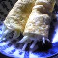 トウシャ's cooksnap of when they made しゃっきりもやしの卵巻き.