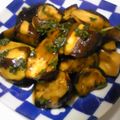 あおもんち's cooksnap of when they made 茄子の大葉生姜ポン酢炒め.