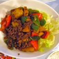 めぐえむ's cooksnap of when they made 新じゃがと豚ひき肉の☆ジャンジャン炒め☆.
