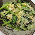 Ｓ＆Ｋmama's cooksnap of when they made 簡単･小松菜と炒り卵の塩炒め.