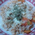 jyuriko☆'s cooksnap of when they made 我が家の朝ごはん♪②トマトご飯.