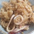 ちなごん♪'s cooksnap of when they made ☆おこげがウマイ～やわらかイカ飯☆.