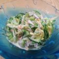 ソウマミー's cooksnap of when they made きゅうりと卵とカニカマのカラフルサラダ.