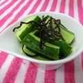 るらちゃん's cooksnap of when they made 簡単・キュウリの塩昆布和え.