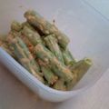 153136hiro's cooksnap of when they made スナップエンドウの味噌マヨ和え.