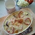 あんずあめ's cooksnap of when they made とろっと☆さつまいもグラタン.