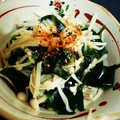 yocco74's cooksnap of when they made レンジで簡単☆エノキわかめのゴマだれぽん.
