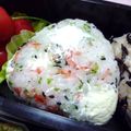 えるえる２８６'s cooksnap of when they made 桜海老と青海苔の磯風味チーズおにぎり.
