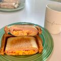 Ri→chan's cooksnap of when they made 朝食に！スクランブルエッグサンドver..