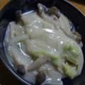 ラビリンス♪'s cooksnap of when they made ＊白菜ときのこのクリーム煮＊.