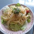 7セブン7's cooksnap of when they made ワインによく合うイカと明太子の冷製パスタ.
