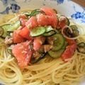とももグラタン's cooksnap of when they made きゅうりとツナの冷製パスタ☆.