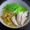 shimaru's cooksnap of when they made 水菜とザーサイのスープ茶漬け.