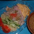 Jock's cooksnap of when they made 市販のタレがグレードアップ♪冷やし中華.