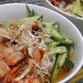 マーポン's cooksnap of when they made 涼味・キムチ納豆の韓国冷麺風そうめん.