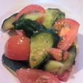 プンプン庵's cooksnap of when they made キューリとトマトの大葉サラダ.