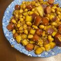 あやママ99's cooksnap of when they made さつまいもと大豆の胡麻からめ♪.