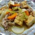 いずみるく's cooksnap of when they made 厚揚げと豚肉のオイスター煮込み.