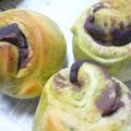 えりこ０８２４'s cooksnap of when they made HBで抹茶うずまきパン♪.