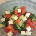 ＊Kohana＊'s cooksnap of when they made きゅうりとチーズトマトのサラダ.