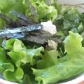 ユーロン's cooksnap of when they made 韓国海苔とレタスでサラダ.