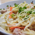 yappyパクパク's cooksnap of when they made 塩ダレが決め手！ネギマヨ塩やきそば.