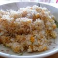 はろにゃん's cooksnap of when they made パラっと仕上がる！ネギじゃこチャーハン！.