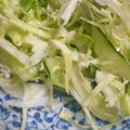 ユーロン's cooksnap of when they made キャベツときゅうりの辛子和え.