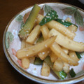 honeymit's cooksnap of when they made 塩もみ大根ときゅうりのきんぴら☆簡単よ♪.