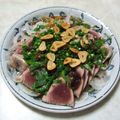 砂漠で鍋焼きうどん's cooksnap of when they made ✿我が家の鰹のたたき✿.