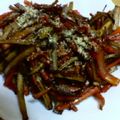 ナチュミニー's cooksnap of when they made ▼食物繊維たっぷり♪きんぴらごぼう▼.