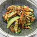 あっこ姉's cooksnap of when they made 中華屋さんの定食☆キュウリの入った炒め物.