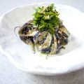 lunoca's cooksnap of when they made 加熱なし簡単♪茄子の梅マヨポン♬.